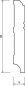 Preview: MDF 100x16x2400 mm profiliert mit 2 Ziernuten (ohne Folie)